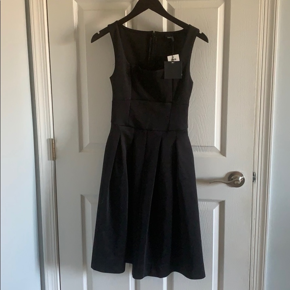 ASOS black cocktail dress